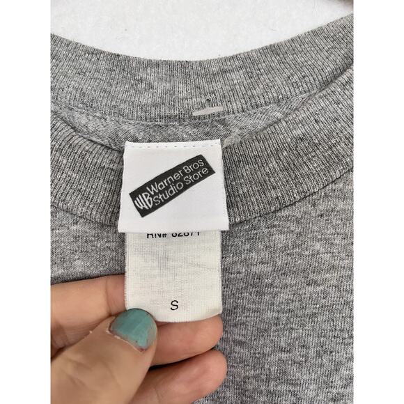 Marvin The Martian T-Shirt USA Gray Warner Bros 1999 / 90s Loony Tunes Vintage S - Picture 5 of 6